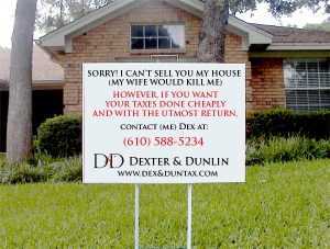 yardsign Make your yard a home for your business promotions