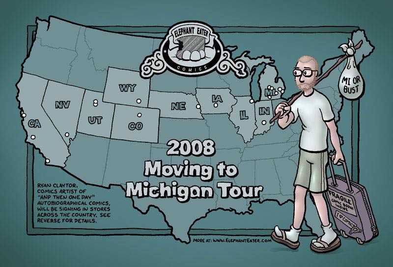 claytorTour2008front 2008 Flyer for Ryans Book signing tour (printed at overnightprints.com)