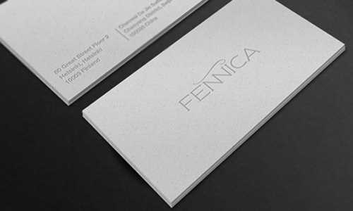 The Small Business Business Card – Simple & Elegant Is