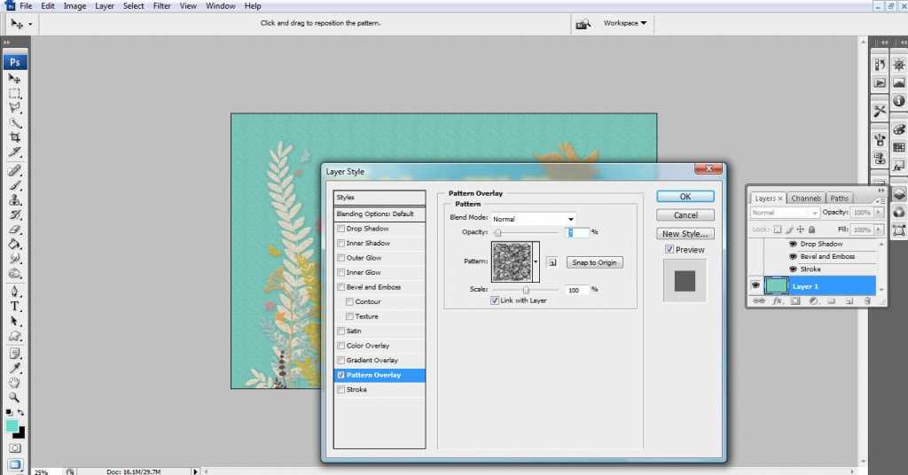 greeting_card13 Add a pattern overlay to your background