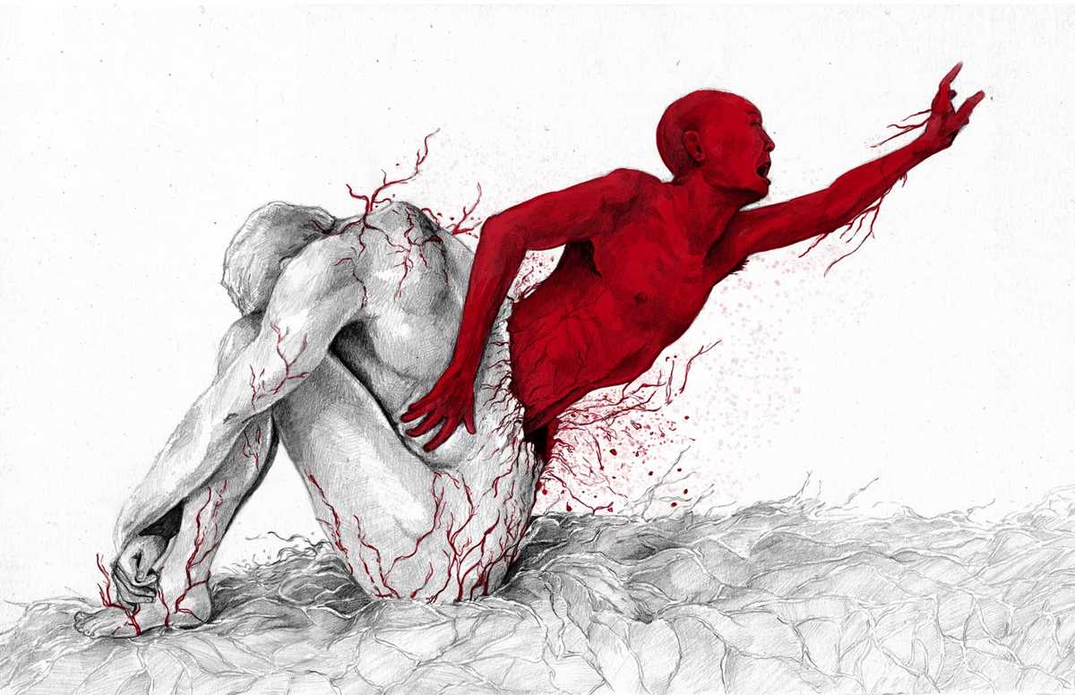 theusedbirdandtheworm Illustration inspired by "the bird and the worm" by the Used