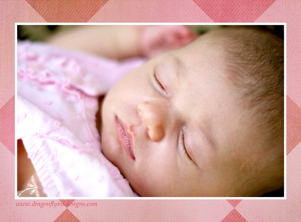 StellaBirthBack Beautiful postcard print by Dragonfly Designs - printed by Overnight Prints