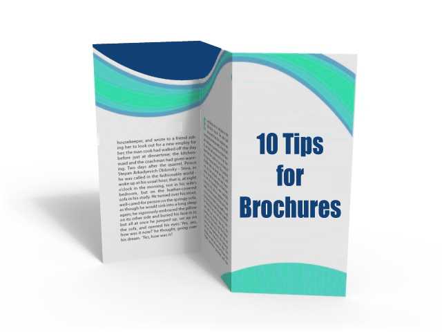 10 Tips On Creating A Brochure | OvernightPrints Blog