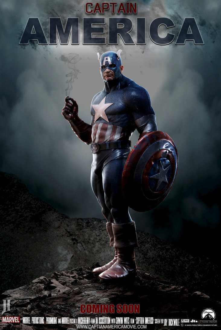Captain_America_Movie_Poster_by_Facelift_Persona Sublime piece of photo-manipulation from Justin Thomas from the upcoming Marvel film