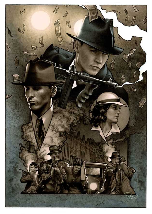 public_enemies Outstanding illustration and composition by Emmanuel-B