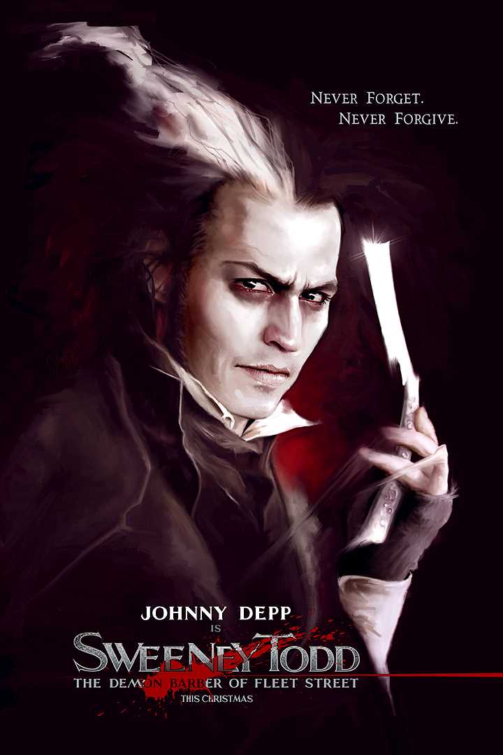 sweeney_todd Amazing illustration by Christine Griffin - love this style