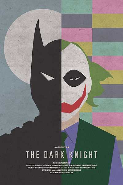 thedarknight Brandon Schaefer's poster is so colorful and simple- an excellent alternative treatment of the subject!