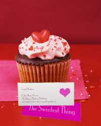mini business cupcake card small business, mini business card