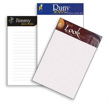notepads Help Notepads fulfill their great potential as successful marketing tools that promote your company and business name!