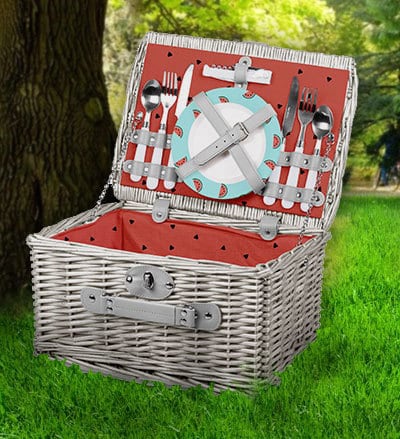 Picnic Time Catalina picnic basket in Watermelon